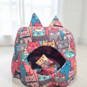 Soft cat house for warm and comfortable sleeping – Furrly pet store Dehradun
