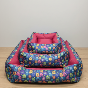 Long dog bed available in S M L sizes for comfortable sleeping – Furrly pet store Dehradun