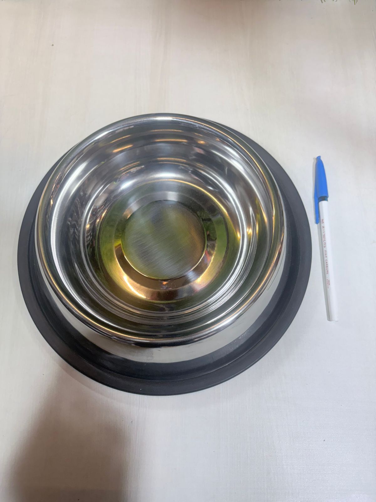 PETEX stainless steel dog bowl M for dogs – Furrly pet store Dehradun